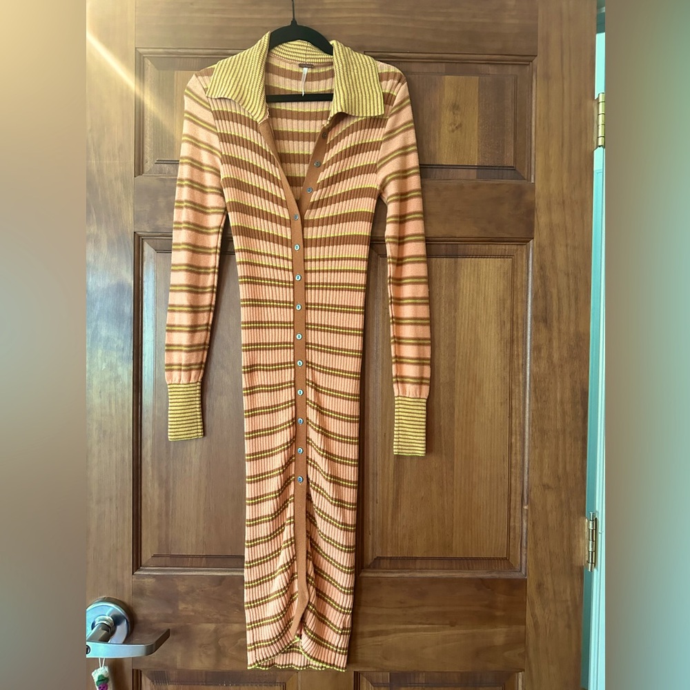 Free People Vista Cardigan Dress